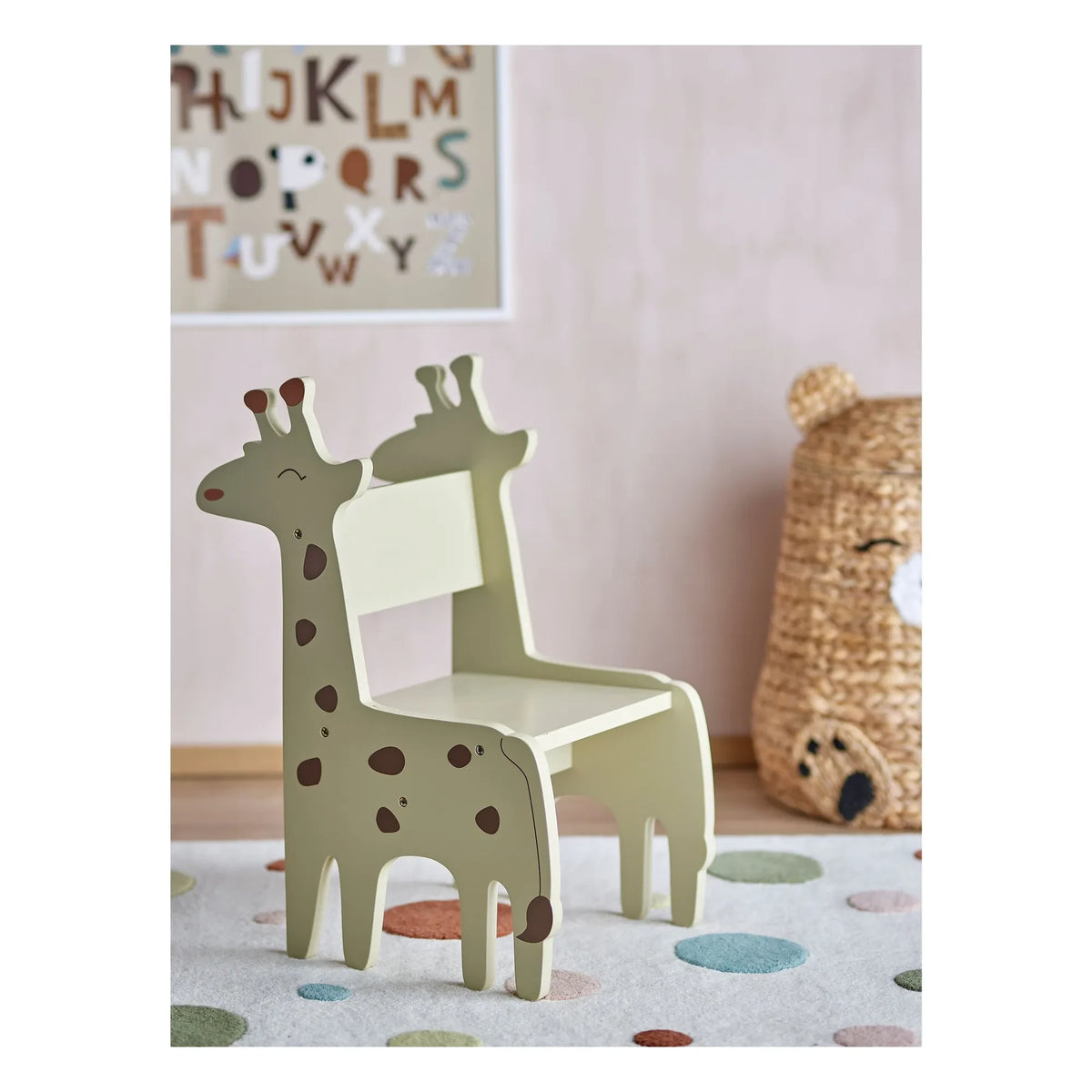 Bloomingville Mini - Silla Ibber | Amarillo pálido