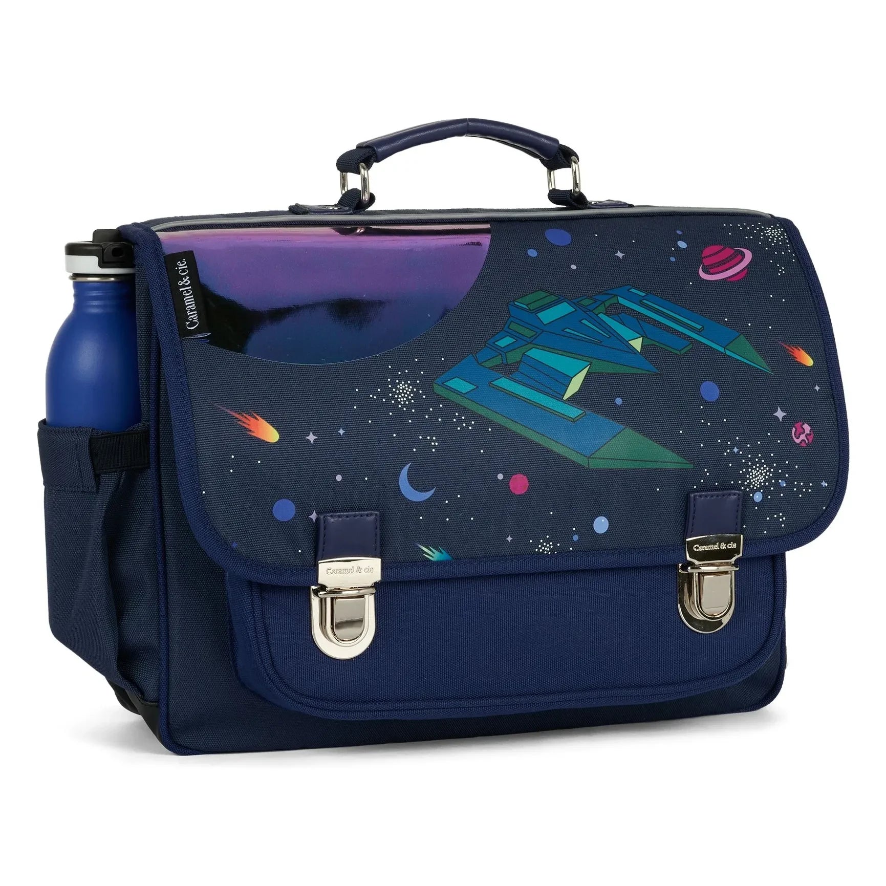 Caramel & Cie - Bolso de mano Cosmic Expedition | Azul oscuro