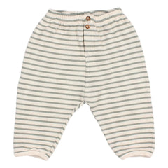 Búho - Leggings abotonados a rayas | Eucalipto