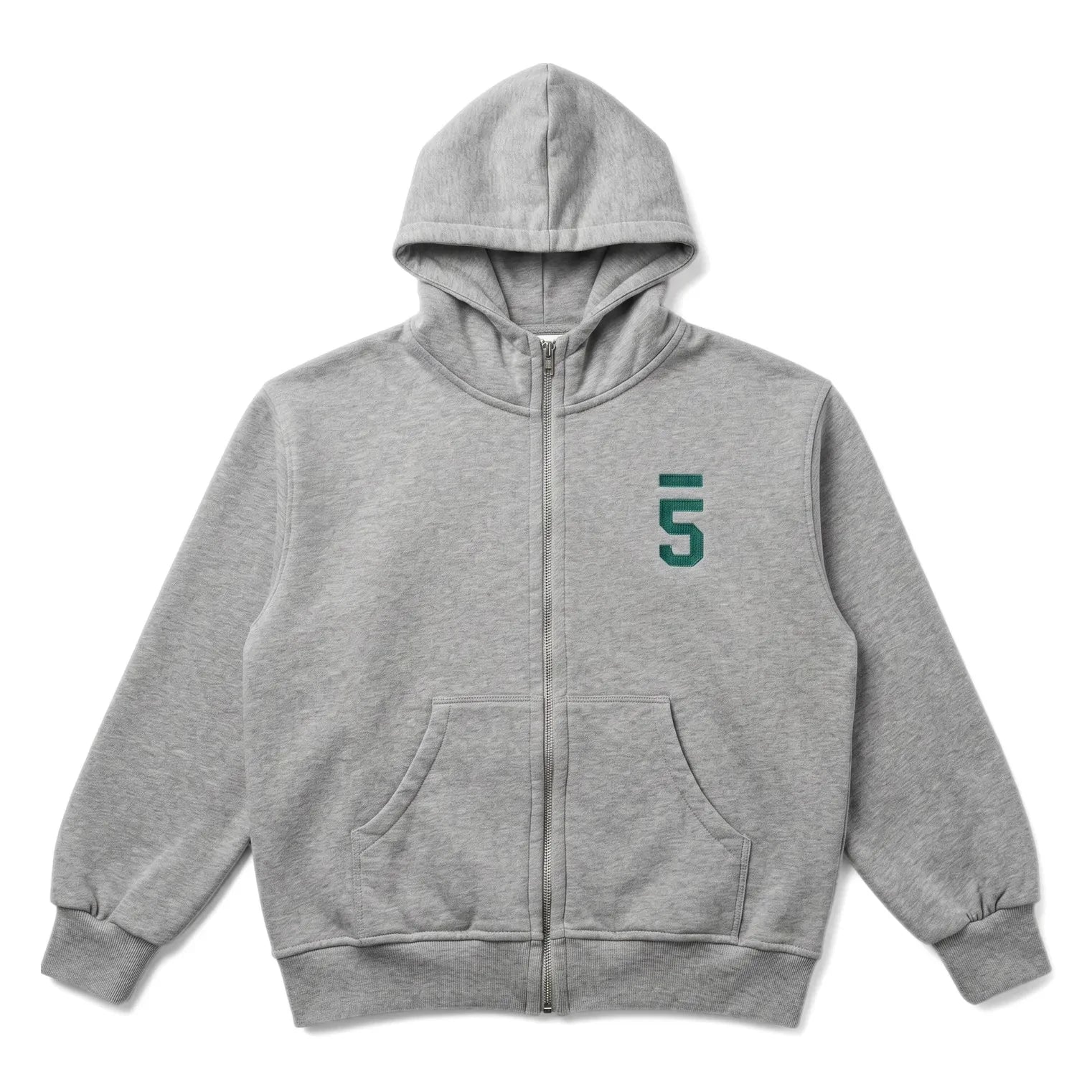Finger in the nose - Sudadera de algodón orgánico Harlan | Gris jaspeado