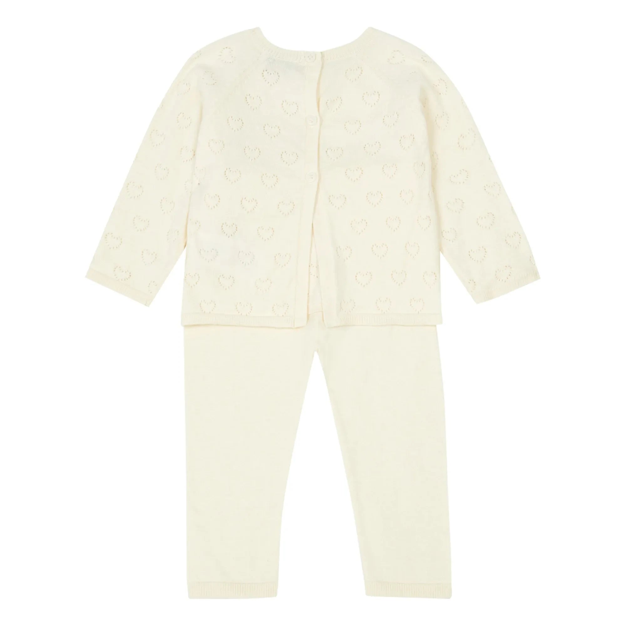 Bonton - Suéter y leggings calados | Crudo
