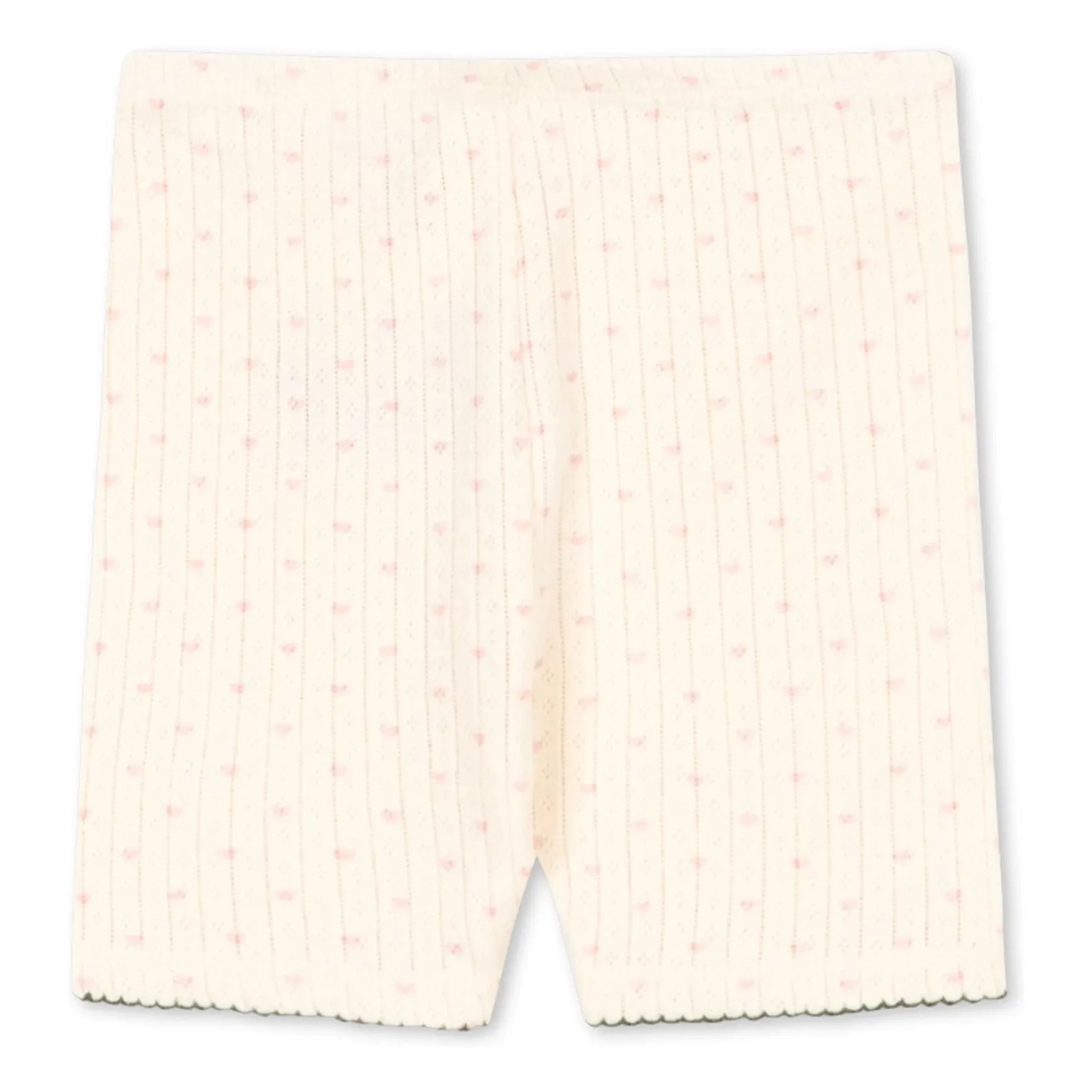 Konges Sløjd - Shorts de ciclista de algodón orgánico Minnie Hearts | Crudo
