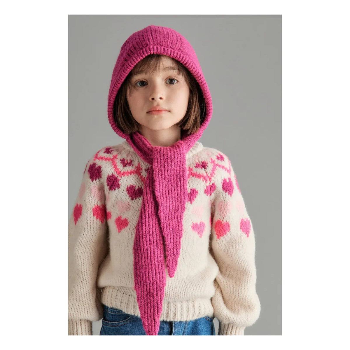 Mipounet - Jersey Corazones Nórdicos | Crema