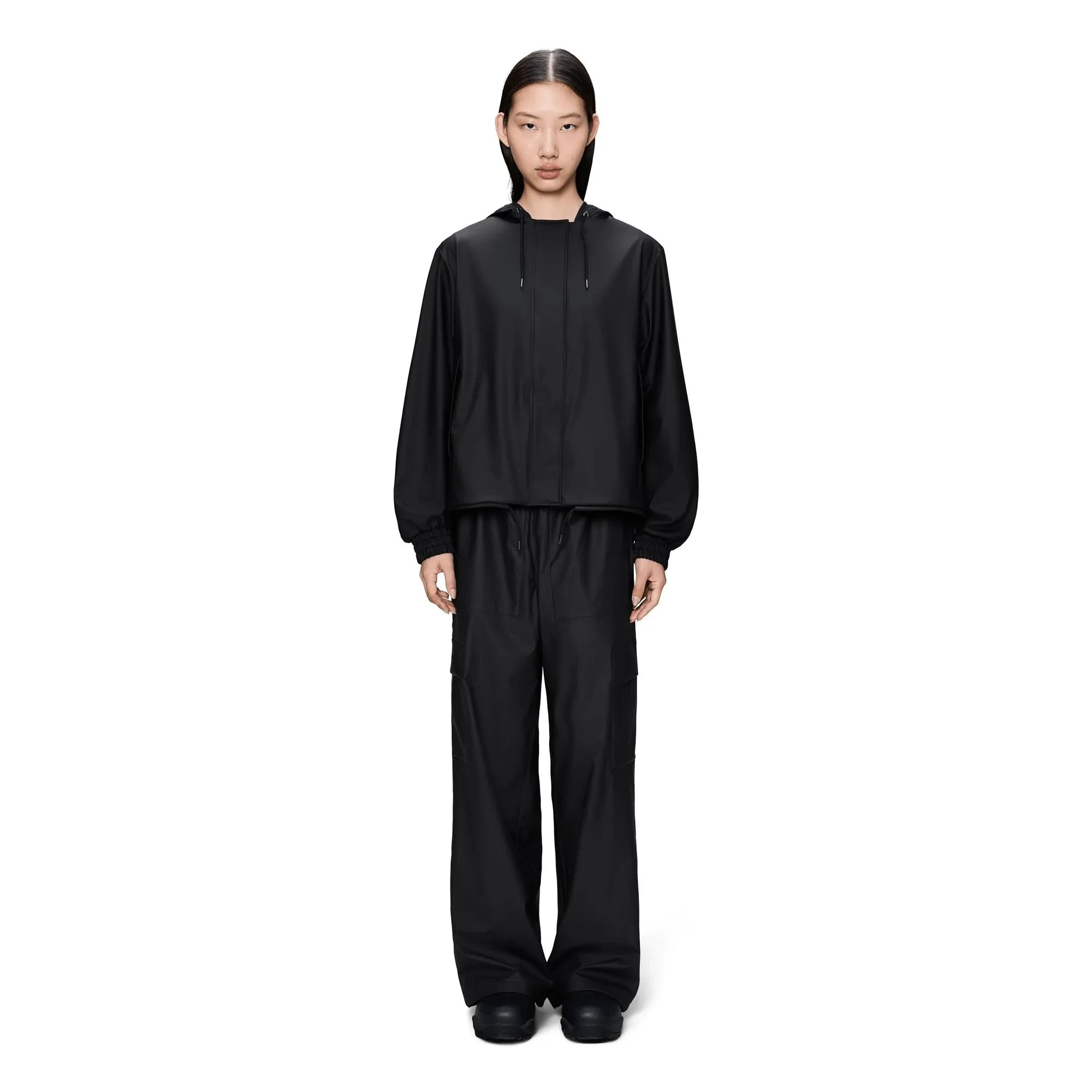 Rains - Chaqueta String W3 | Negro