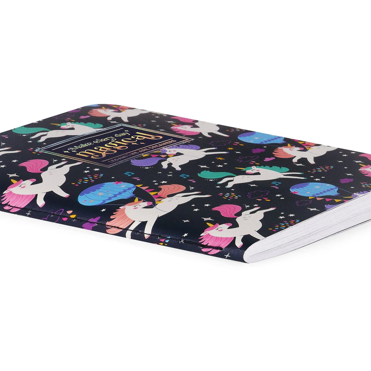 Legami - A6 Lined Defter ile Illustrated Hard Kılıf - Tek Boynuzlu At
