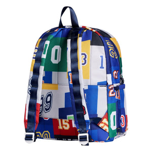 State Bags - Mochila con doble bolsillo Kane Nombres | Azul