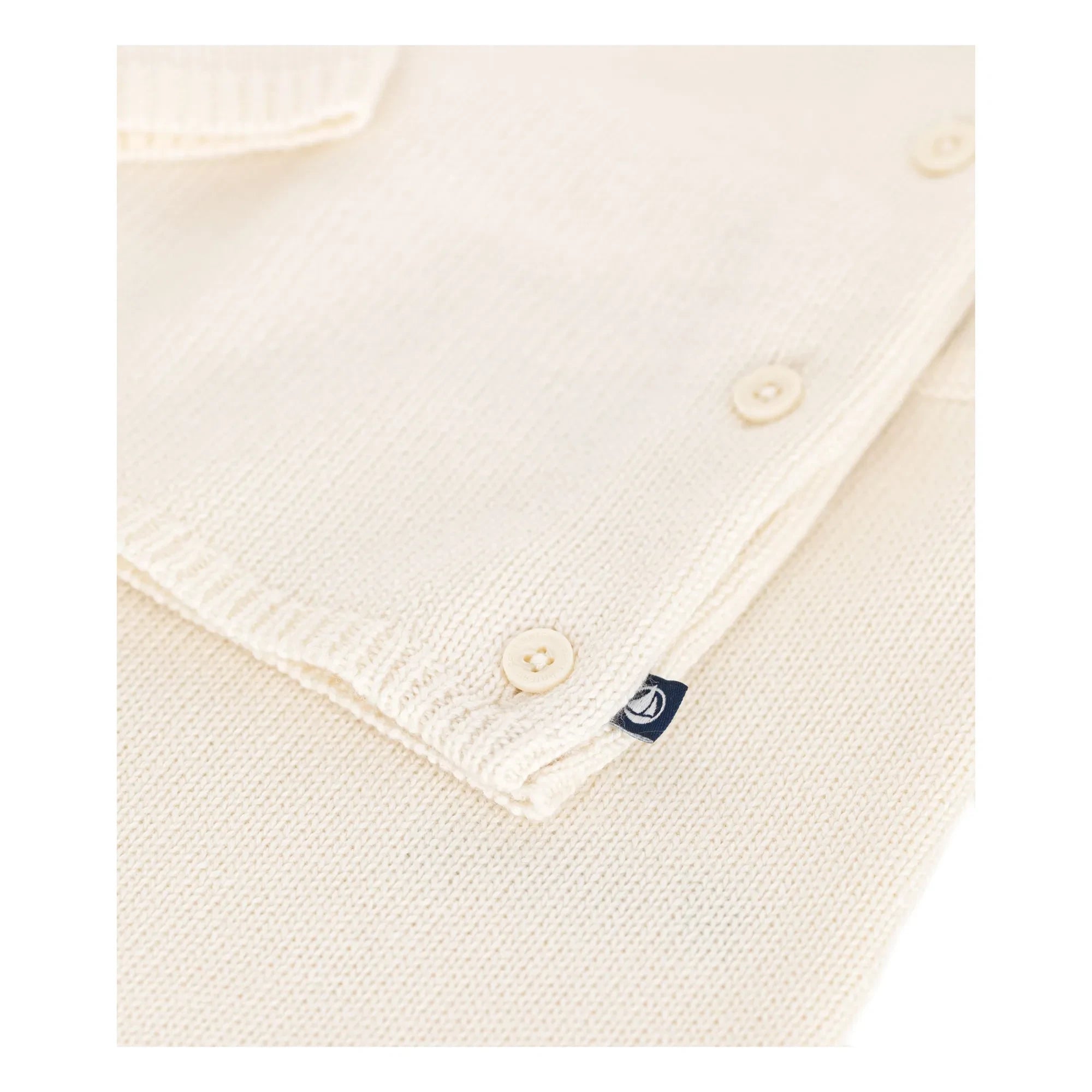 Petit Bateau - Conjunto de rejilla de 2 piezas | Blanco