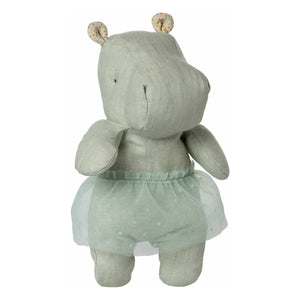 Maileg - Peluche de hipopótamo bailarina aguamarina