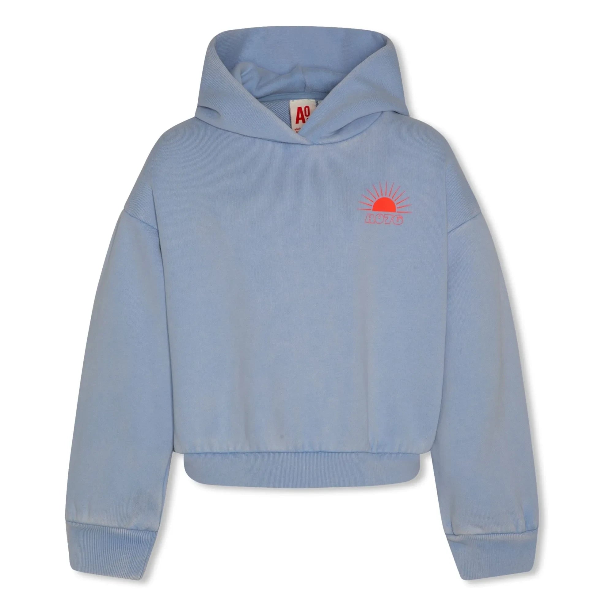AO76 - Sudadera con capucha de algodón reciclado Demi Vitamin Sea | Azul claro
