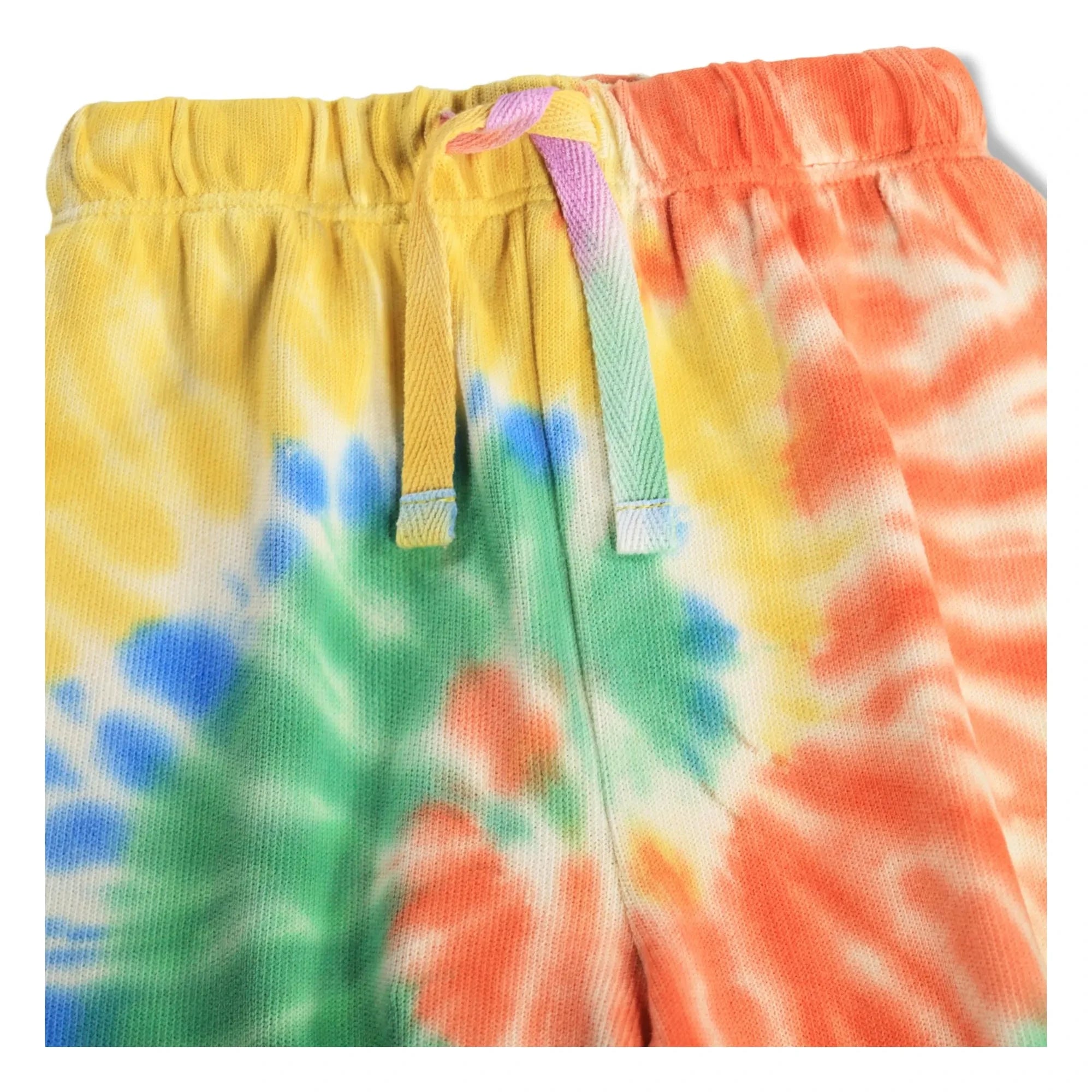 Molo - Pantalón Jogger de Algodón Orgánico con Estampado Batik Simeon | Amarillo