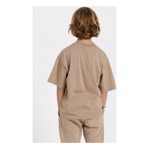 Smallable Kid - Camiseta Nils de algodón orgánico | Marrón tierra
