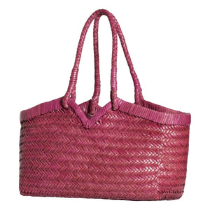 Vipera - Bolso Tote de Cuero Crudelia | Rosa