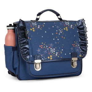 Caramel & Cie - Bolso bandolera con volantes Stella | Azul marino