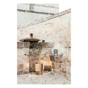 Ferm Living - Macetero de Acero | Beige