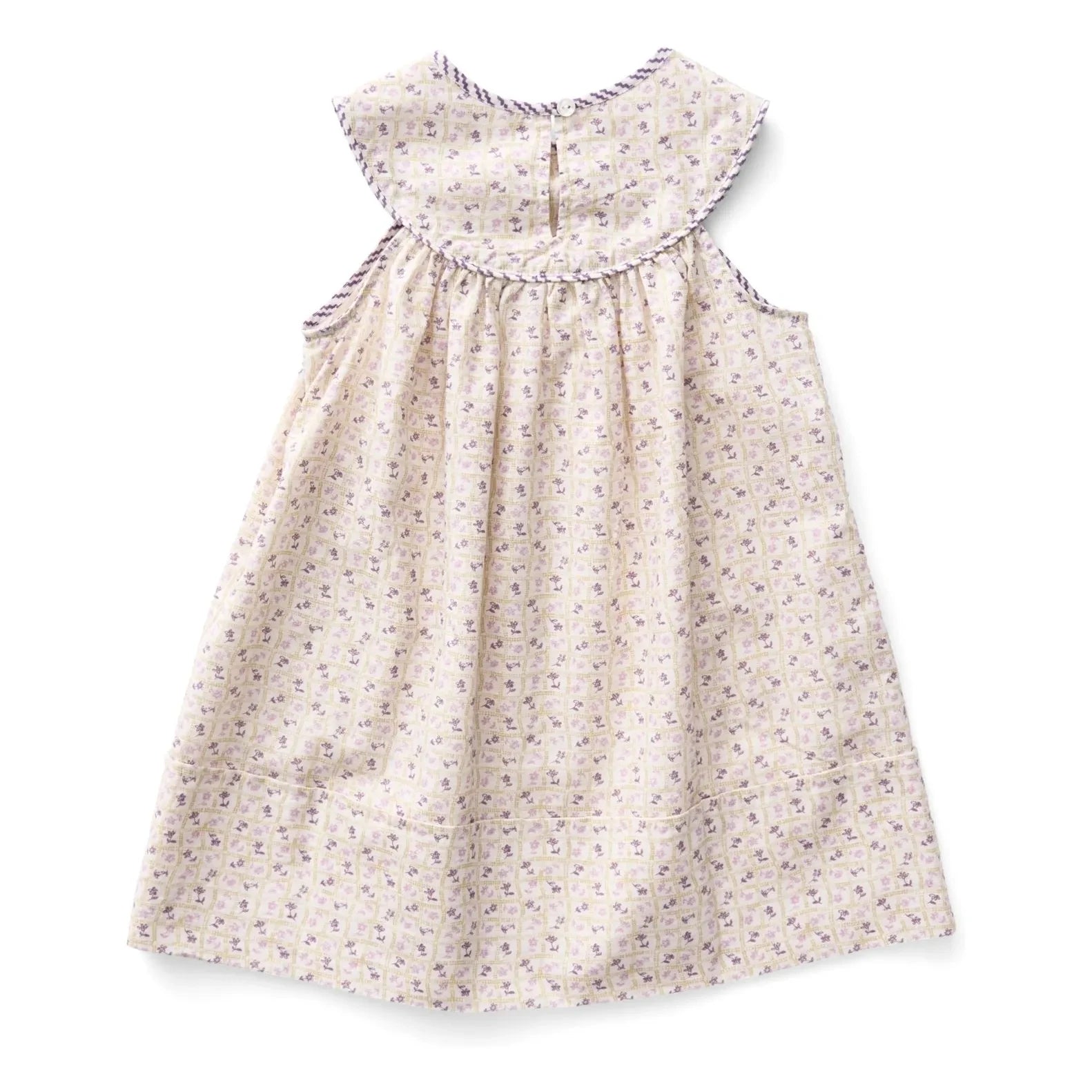Soor Ploom - Vestido Delilah Fleurie de algodón orgánico | Crudo