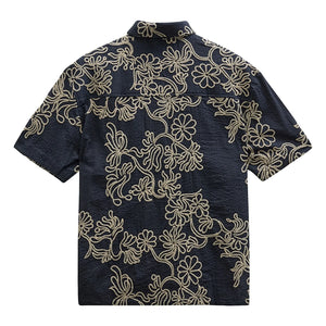 Anerkjendt - Camisa Akotto Emb | Azul oscuro
