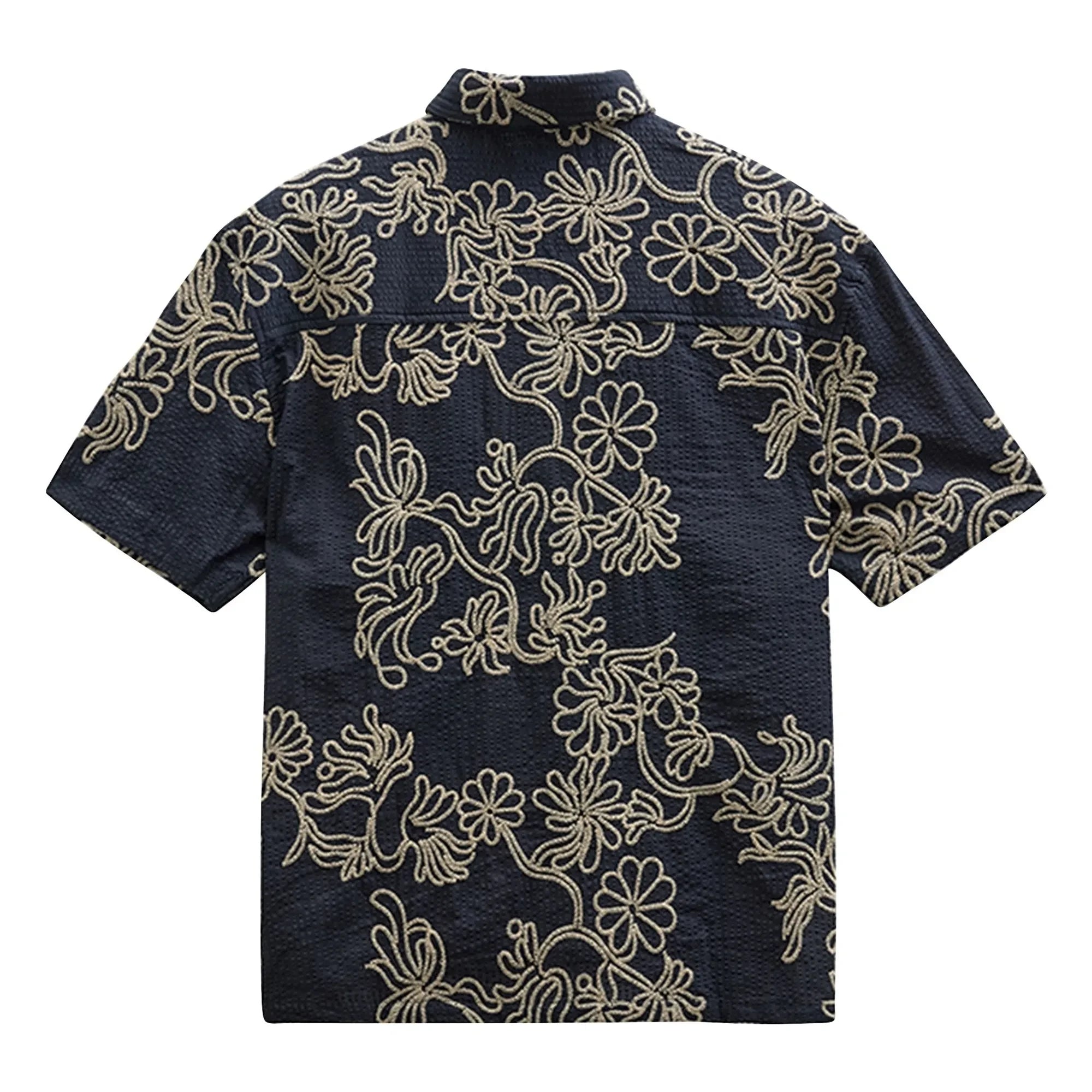 Anerkjendt - Camisa Akotto Emb | Azul oscuro