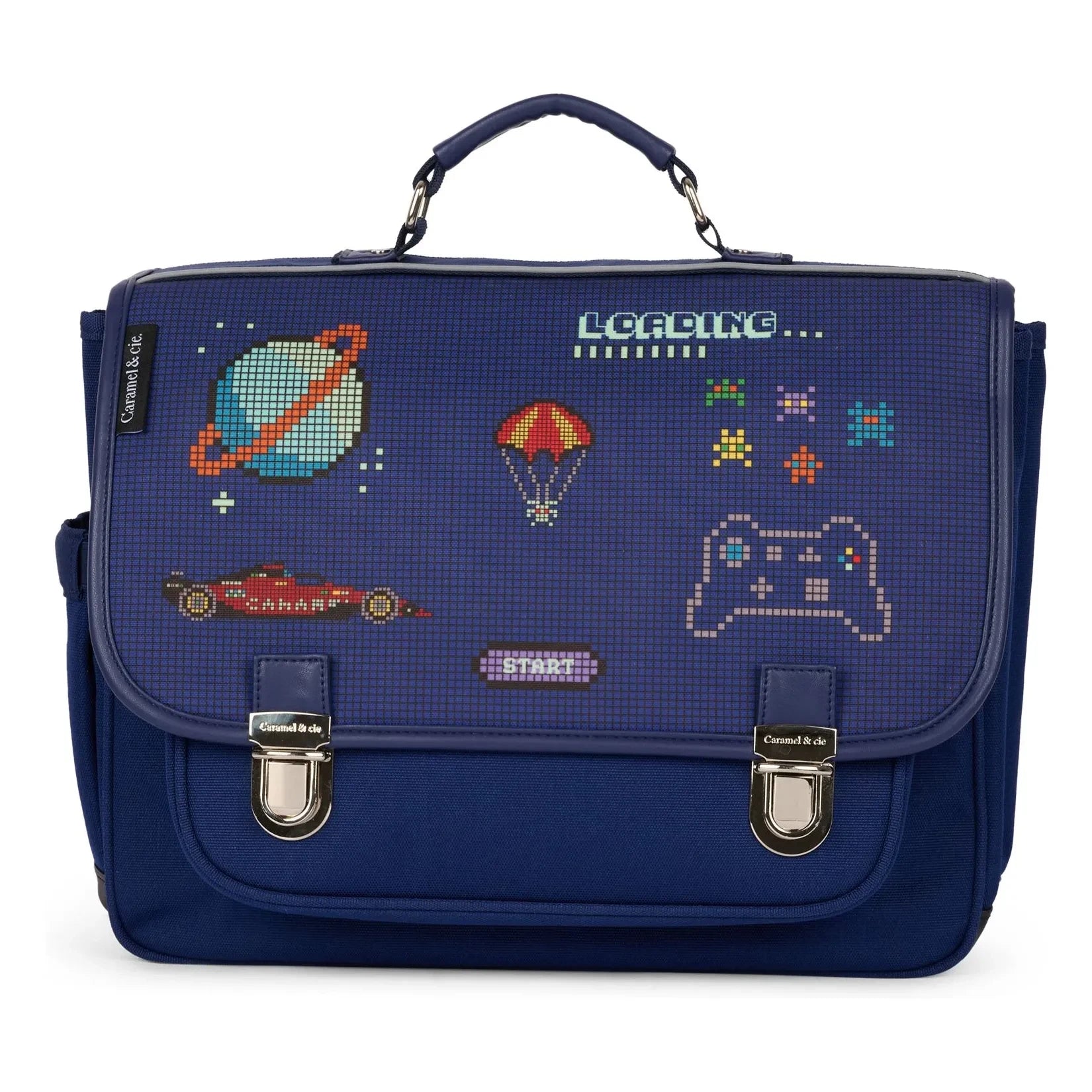 Caramel & Cie - Bolso Pixel Art | Azul marino