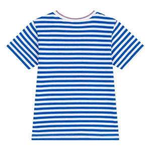 Petit Bateau - Camiseta de algodón orgánico Bipbip | Azul