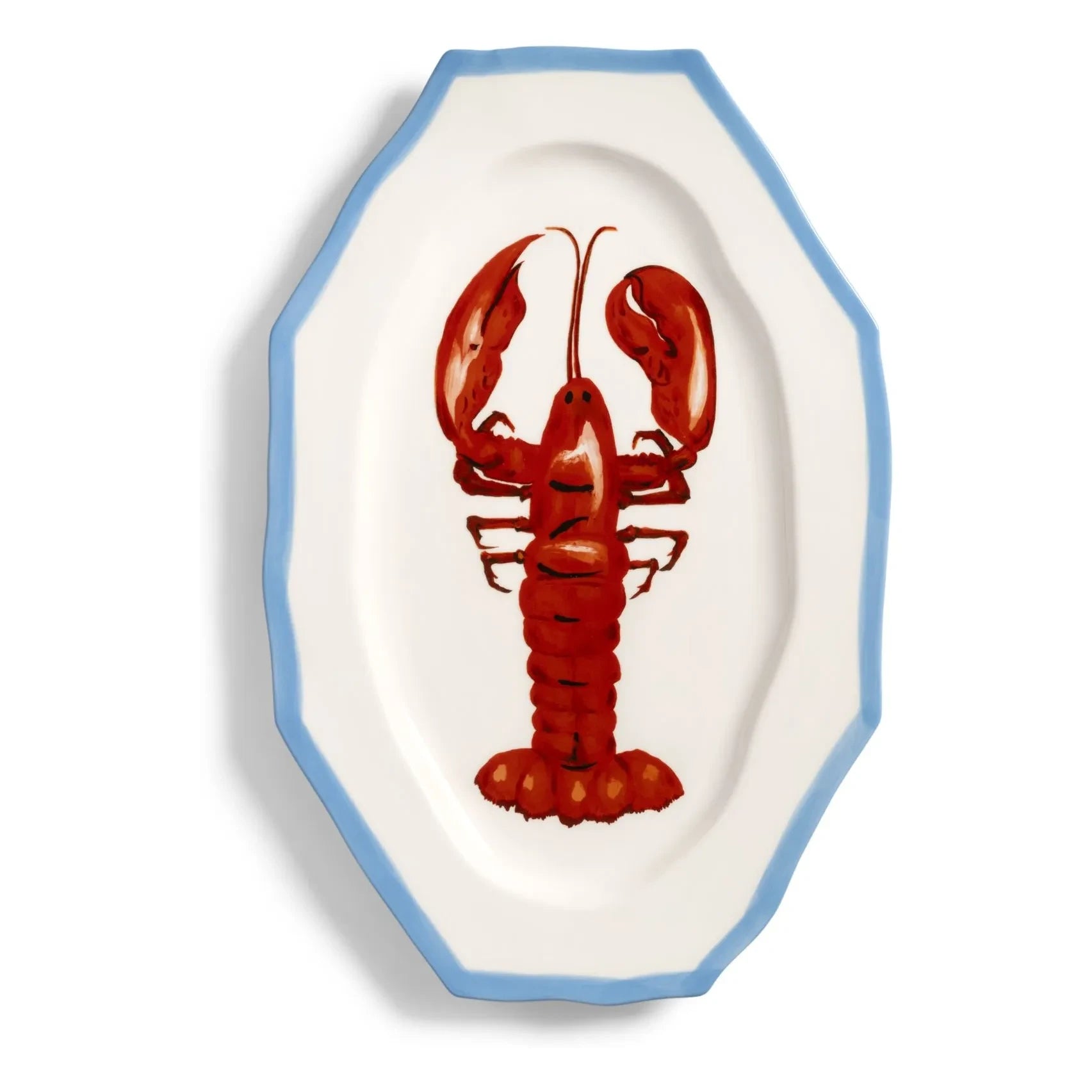 &Klevering - Plato de porcelana Siren Lobster | Rojo