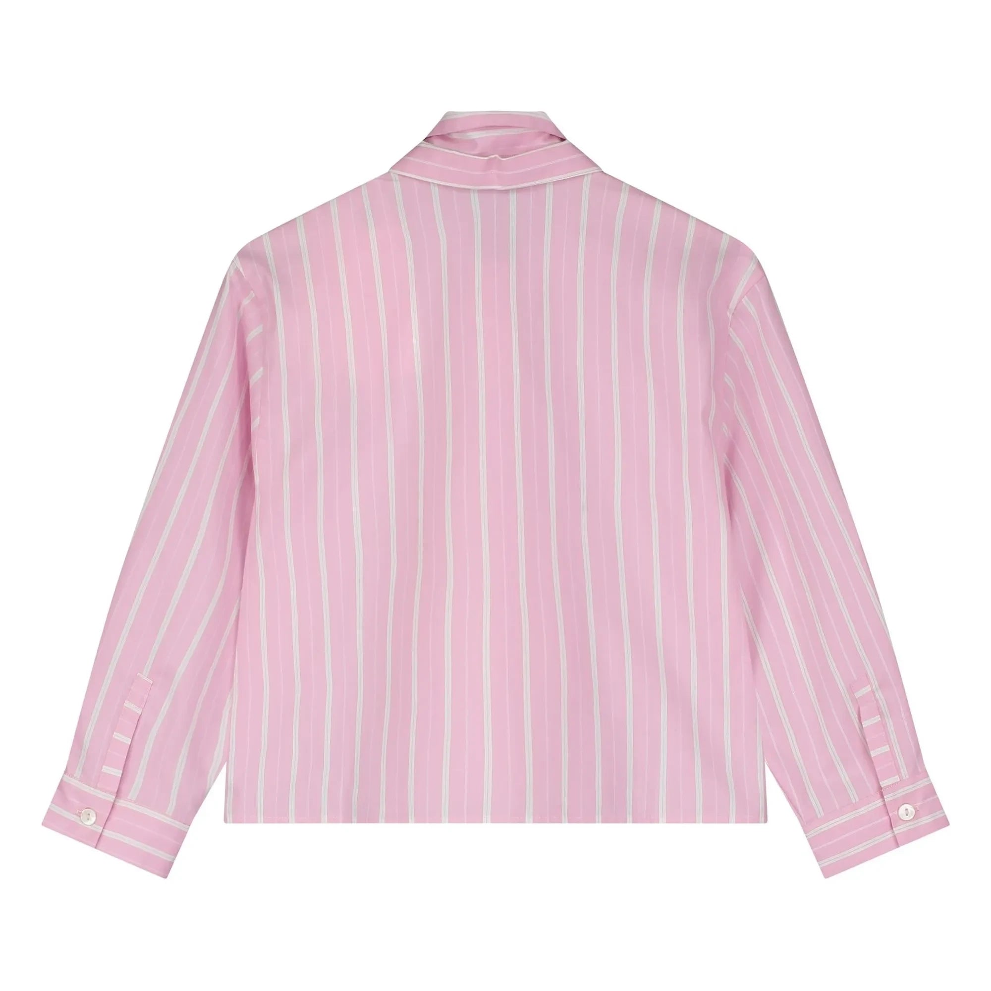 Tangerine - Blusa con lazo a rayas | Rosa pálido