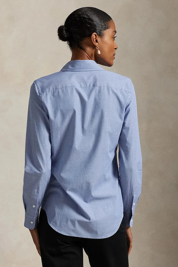 Camisa de algodón con elastano Polo Ralph Lauren para mujer