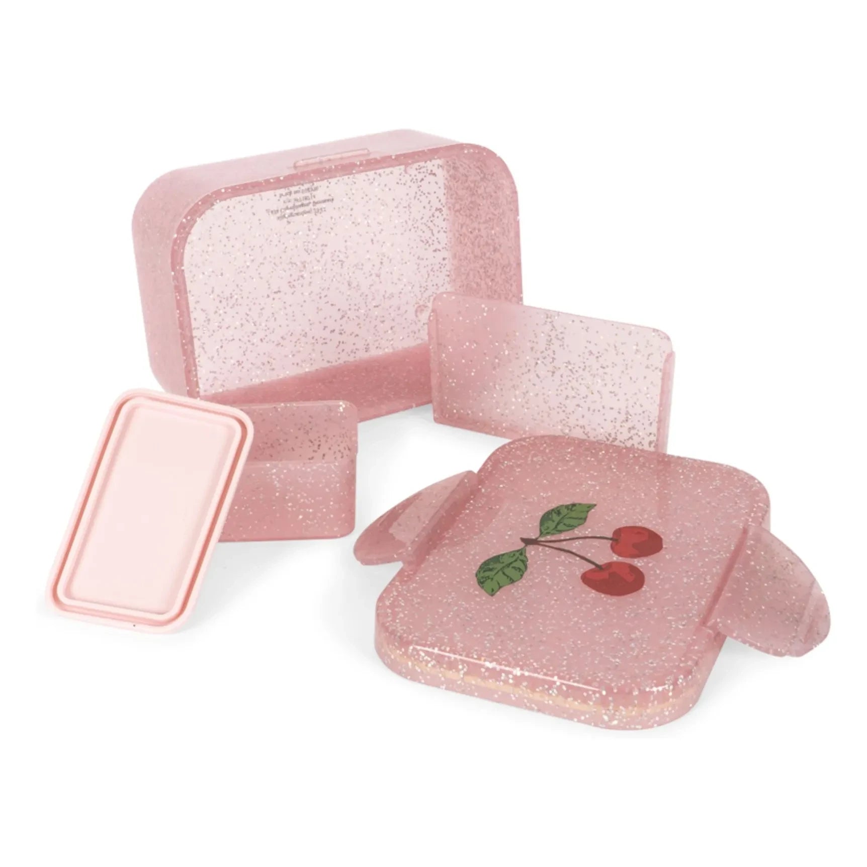 Konges Sløjd - Cherry glitter Beslenme kutusu | Pembe