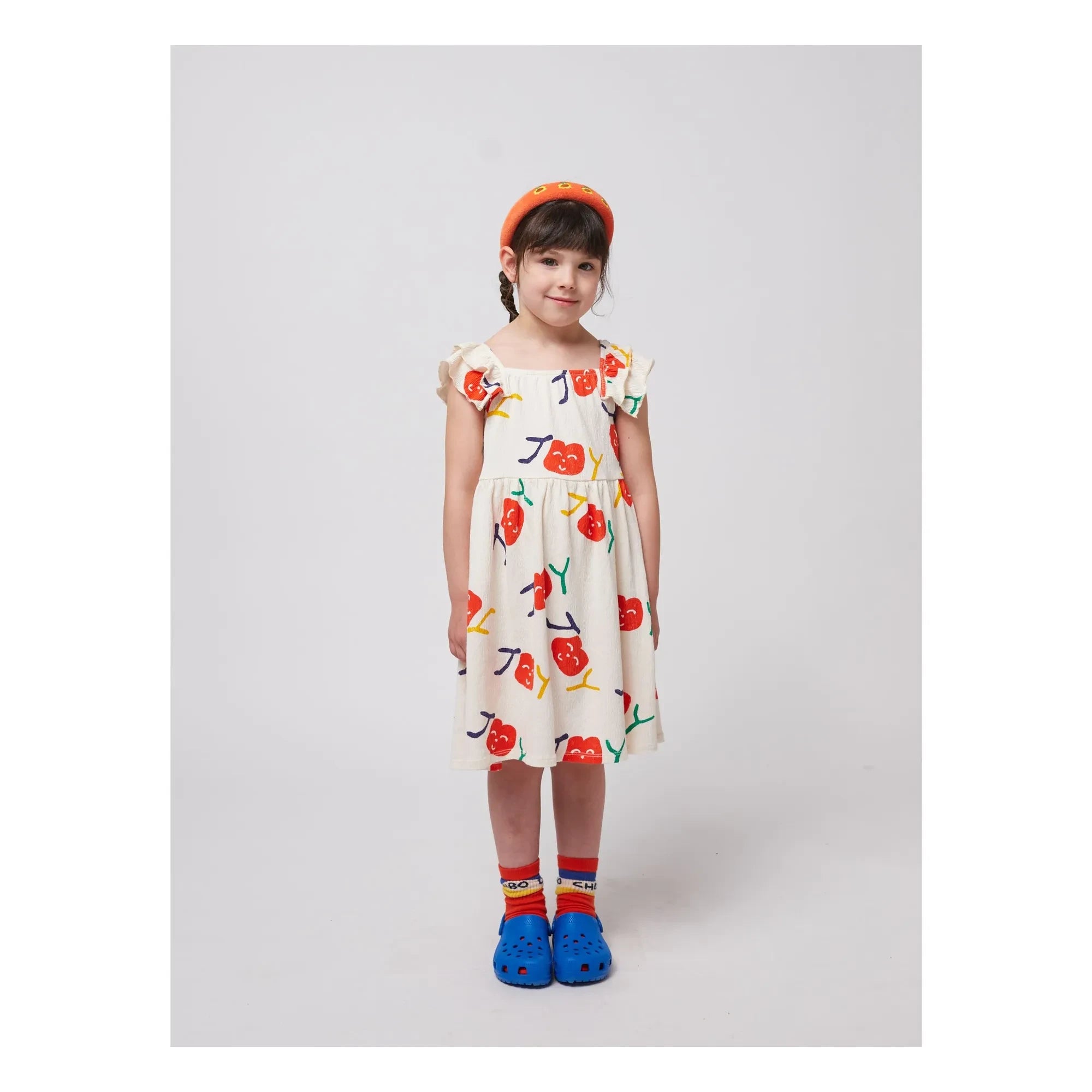 Bobo Choses - Vestido Joy de algodón orgánico | Crudo