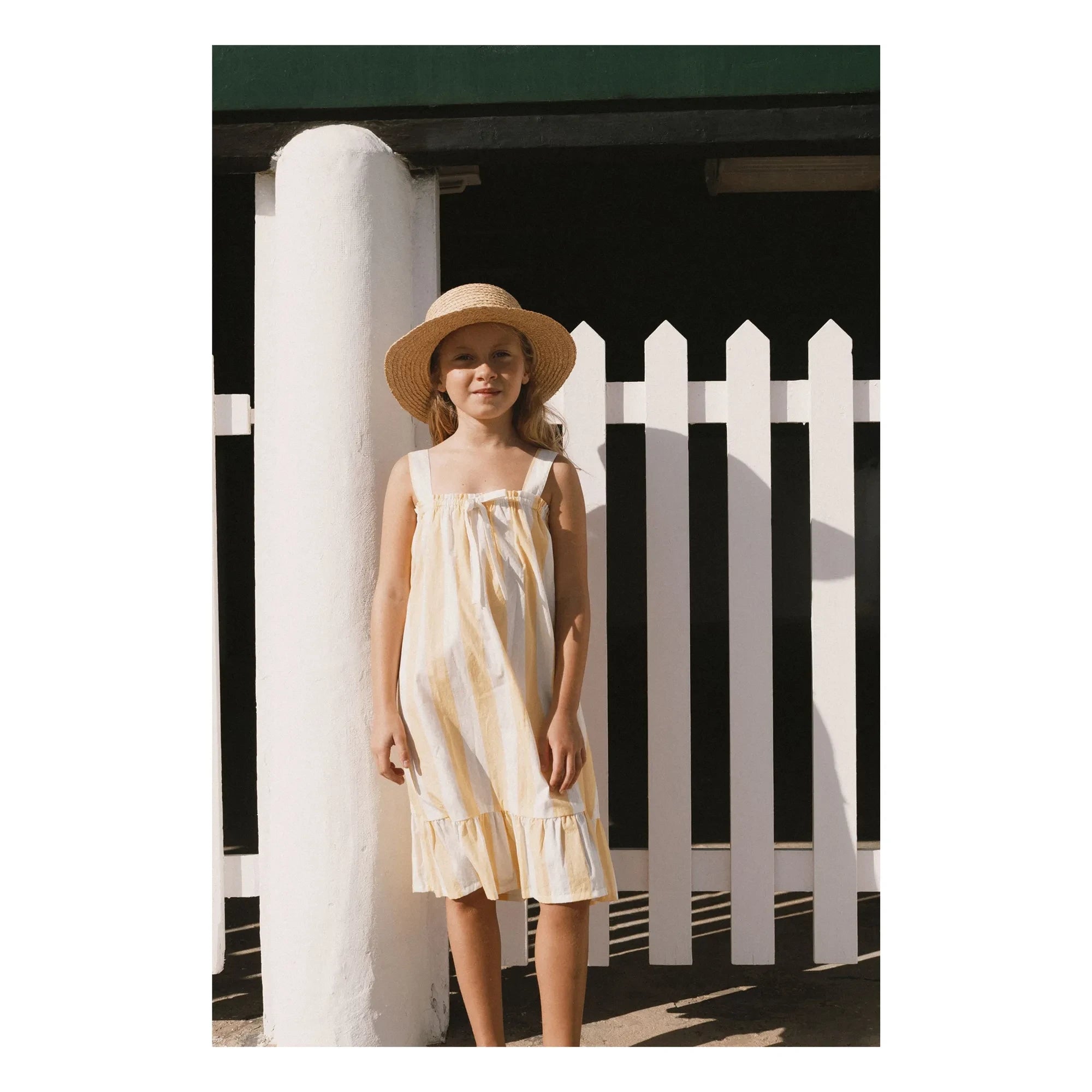 Tinycottons - Vestido Rayado | Amarillo