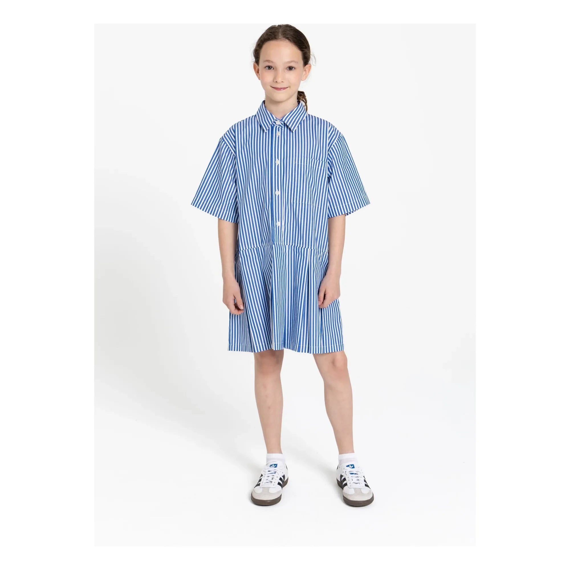 Finger in the nose - Vestido a rayas Dakota | Azul