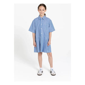 Finger in the nose - Vestido a rayas Dakota | Azul