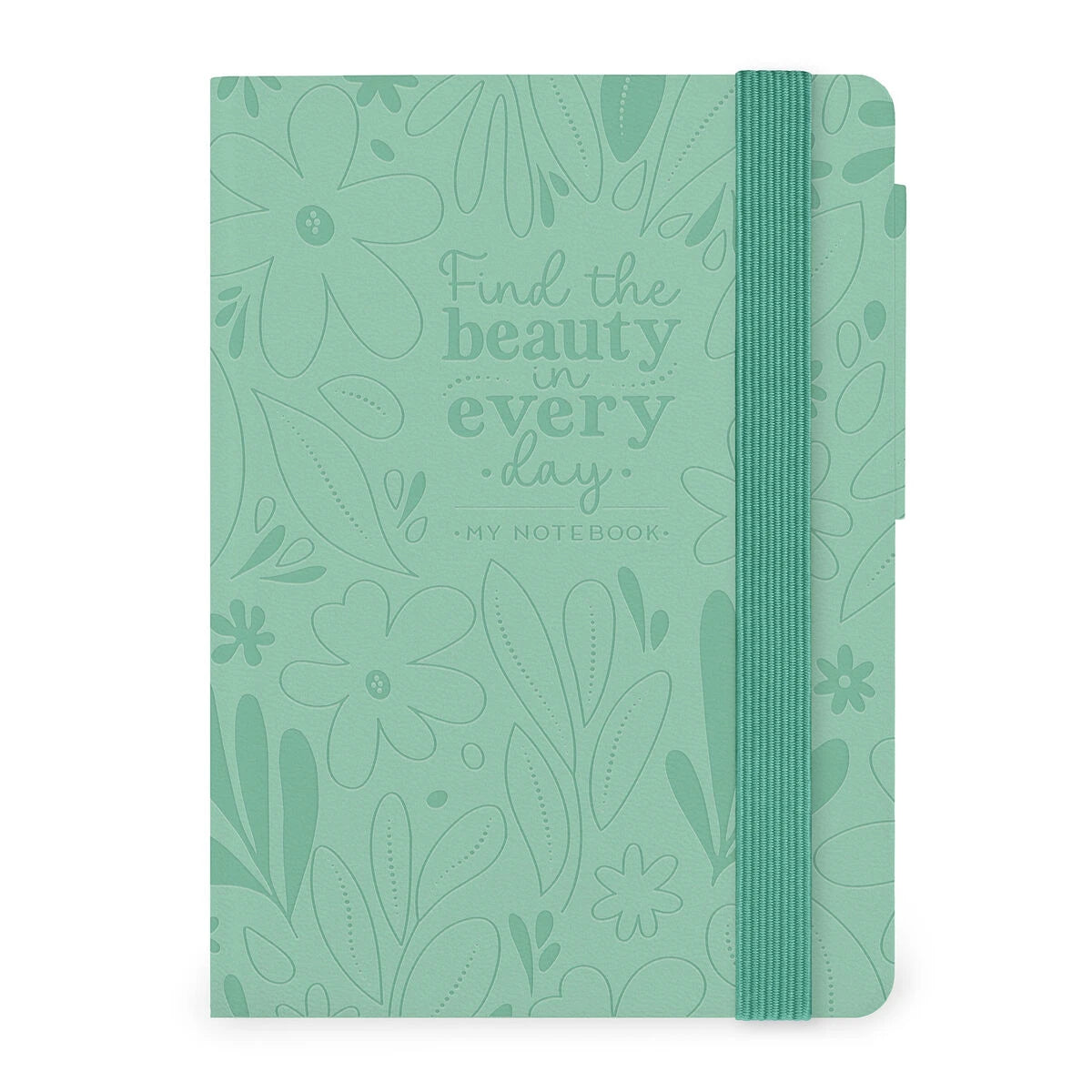 Legami - Cuaderno de Rayas con Funda Blanda Monocromática - Jardín Botánico - Mi Cuaderno