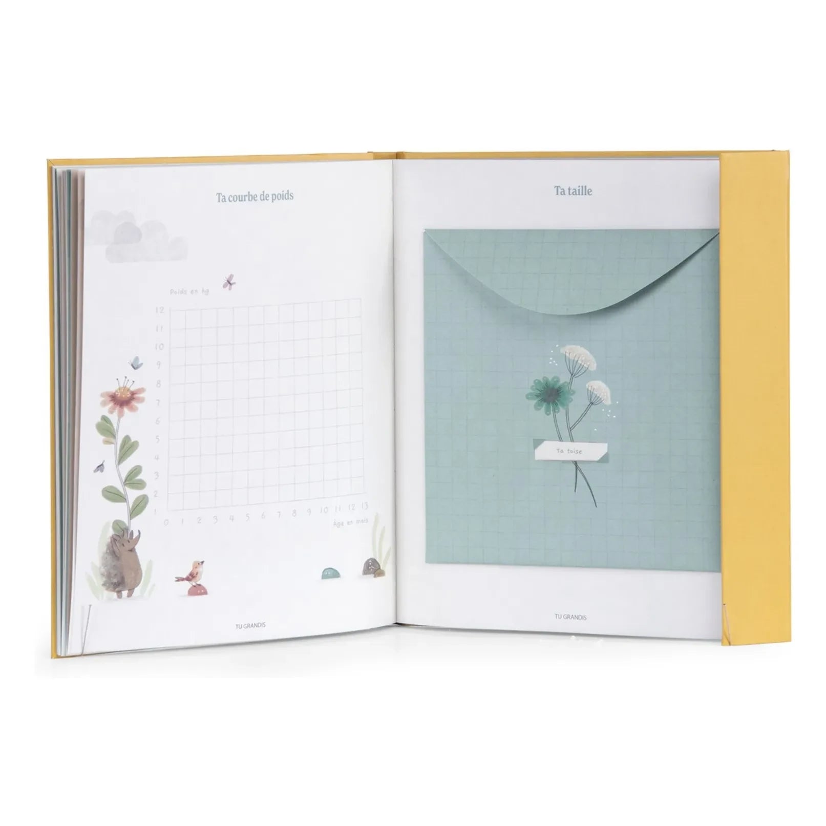 Moulin Roty - Libro de nacimiento - Trois petits lapins