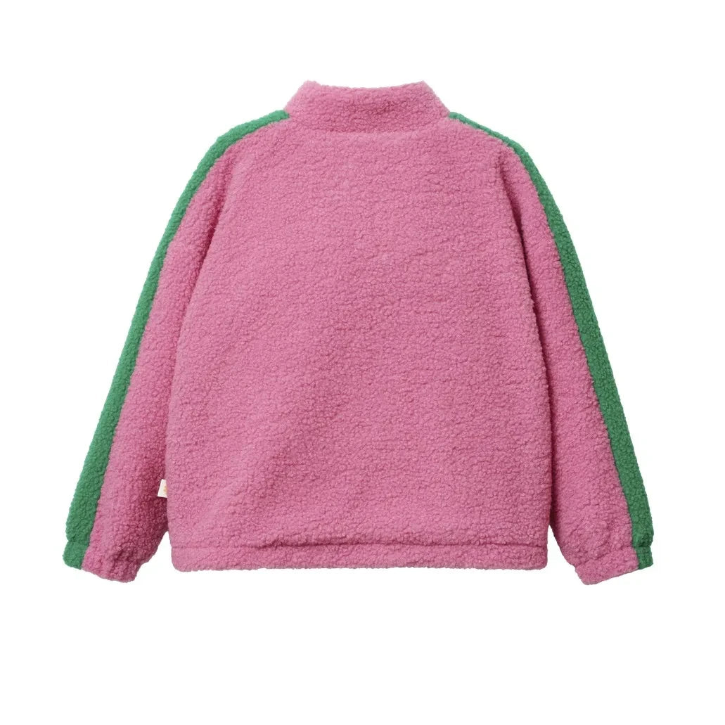 Goldie + Ace - Retro Sherpa Tarzı Ceket | Pembe