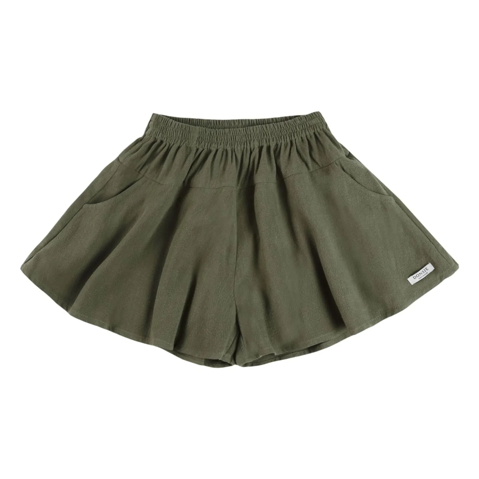 Donsje - Shorts Mazena Lin | Caqui oscuro