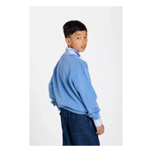 Smallable Kid - Sudadera Arlo de algodón orgánico | Azul real