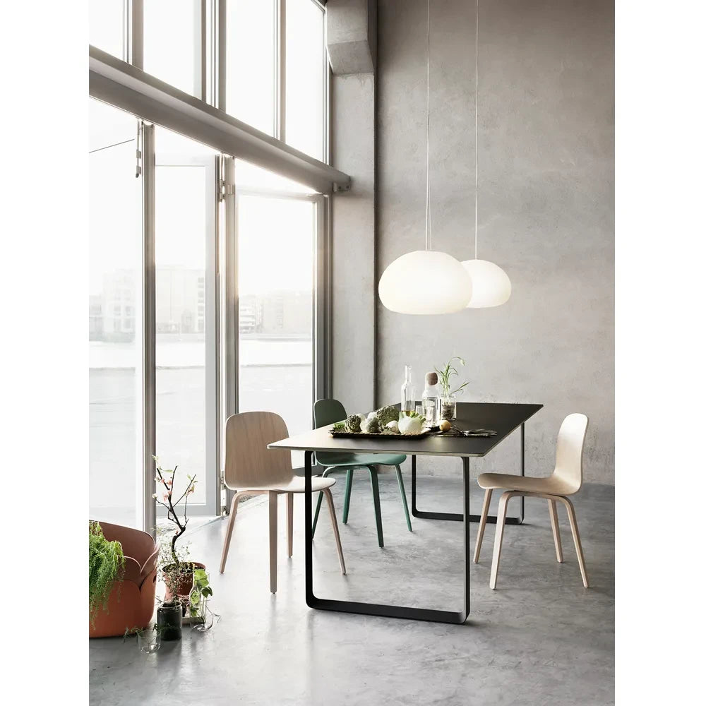 Mesa de comedor/escritorio Muuto - 70/70 | Negro