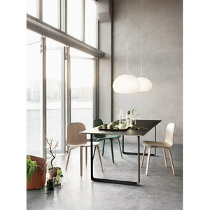 Mesa de comedor/escritorio Muuto - 70/70 | Negro
