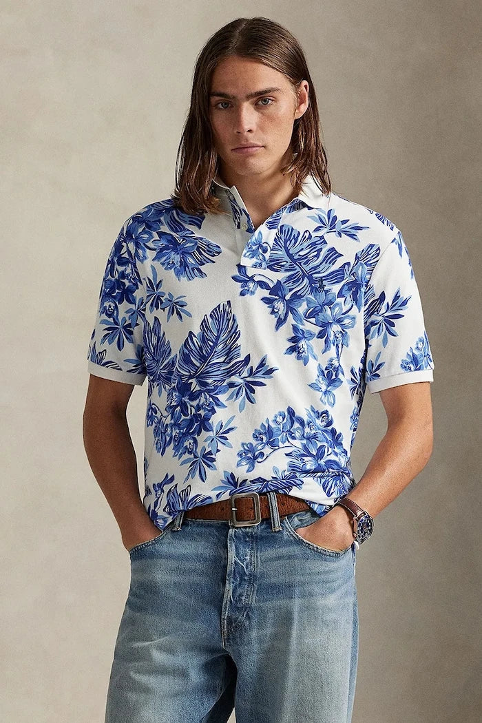 Polo Ralph Lauren Camiseta de Algodón con Cuello