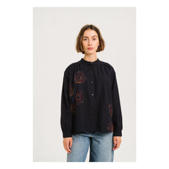 Sacrécoeur - Blusa Ella Broderies | Azul