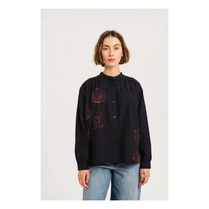 Sacrécoeur - Blusa Ella Broderies | Azul