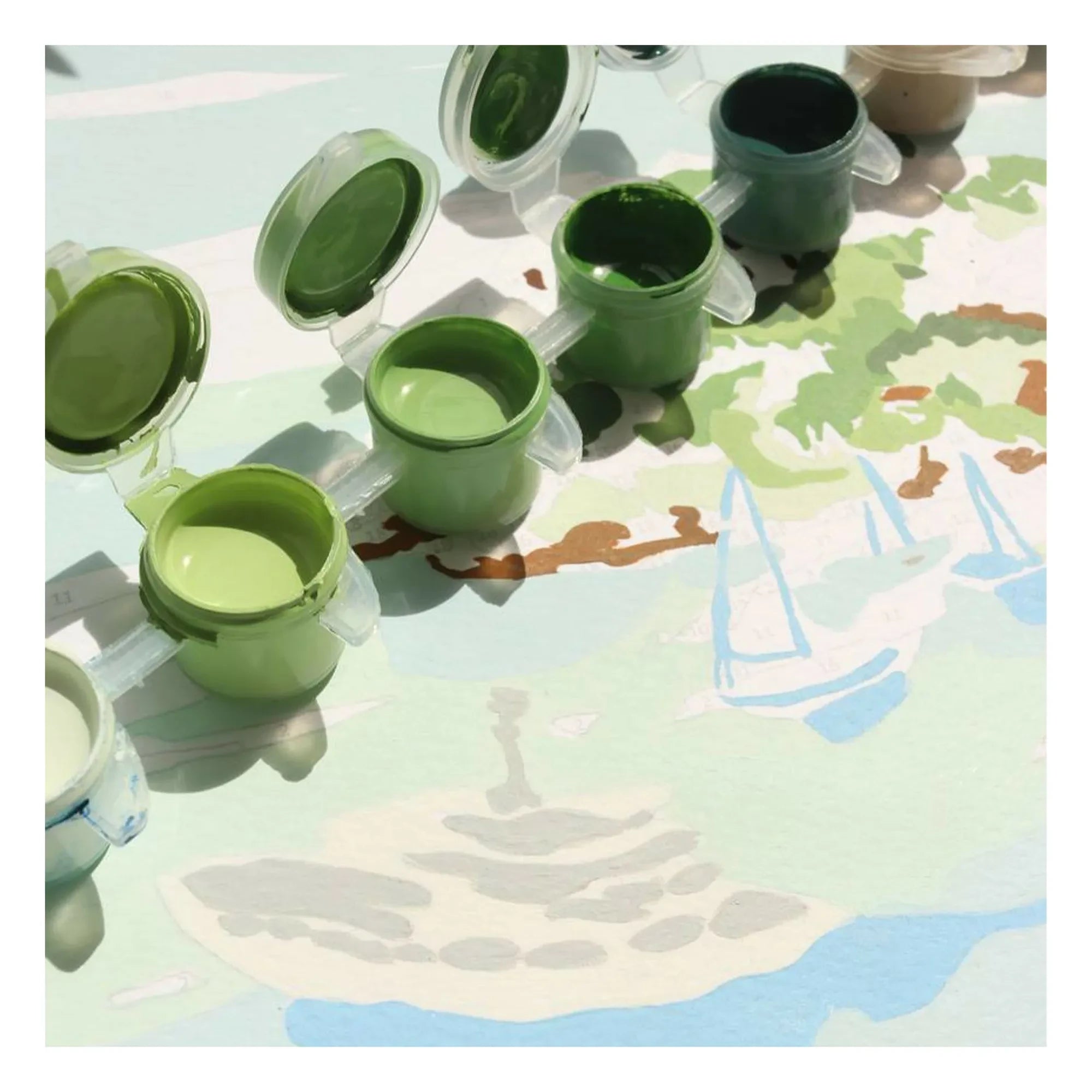 La Petite Épicerie - Kit de pintura por números - Balade dans les Calanques by Sabina Fenn