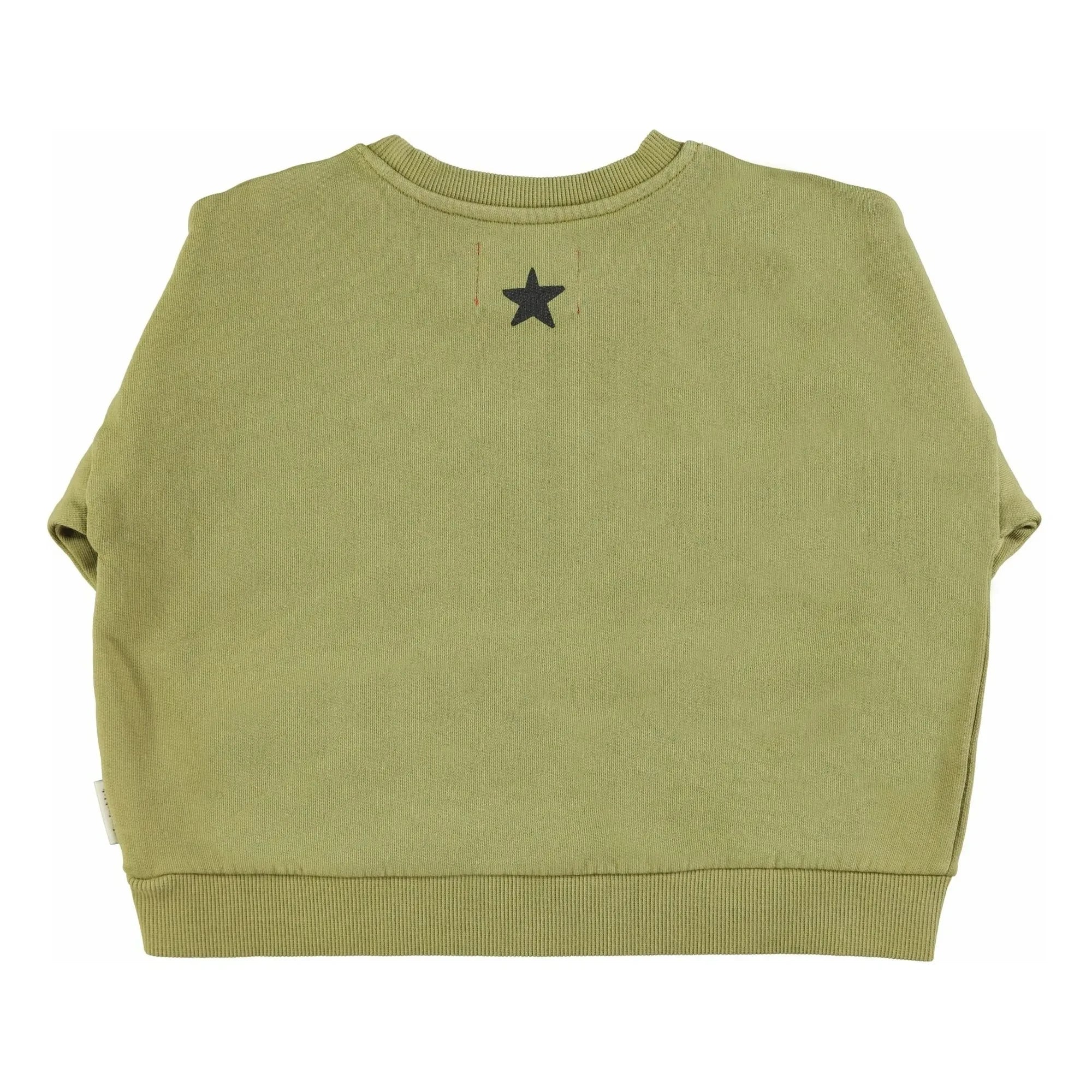 Piupiuchick - Sudadera Tigre Algodón Orgánico | Oliva
