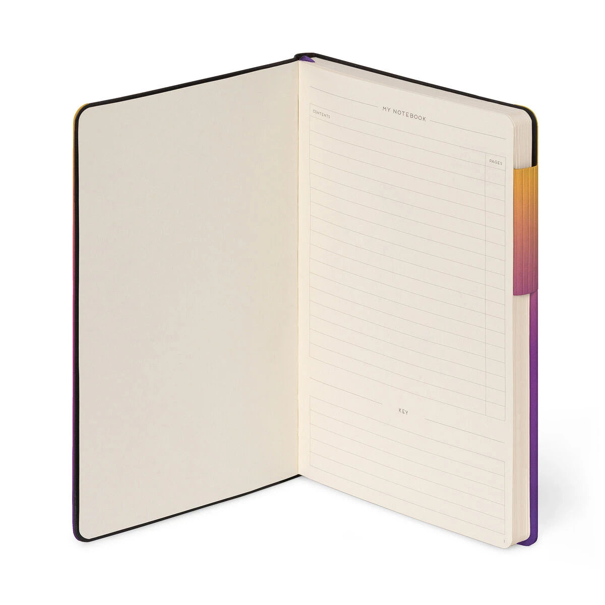 Legami - Cuaderno con Páginas en Blanco y Funda Suave - Vibras de Atardecer - Mi Cuaderno