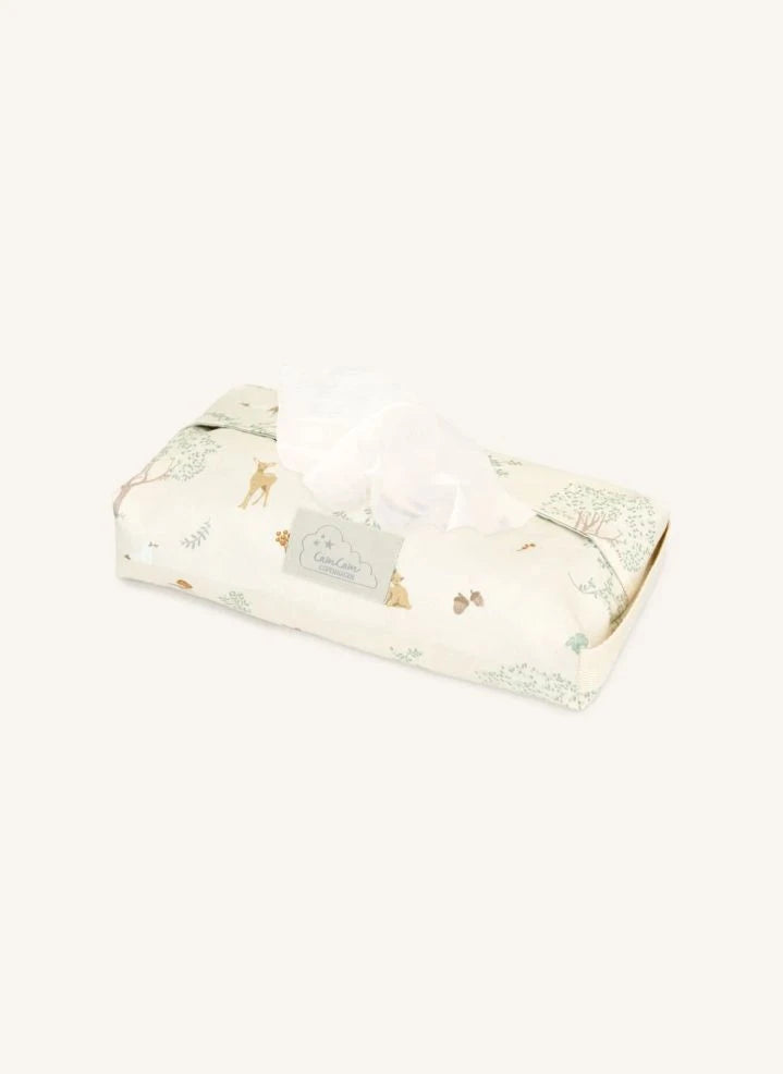 Cam Cam - Caja de Toallitas Woodland | Ecru