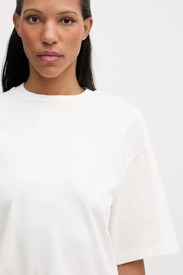 AllSaints Paloma - Camiseta ancha de algodón para mujer