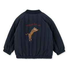 Konges Sløjd - Chaqueta Bomber Juno Tiger | Azul Oscuro