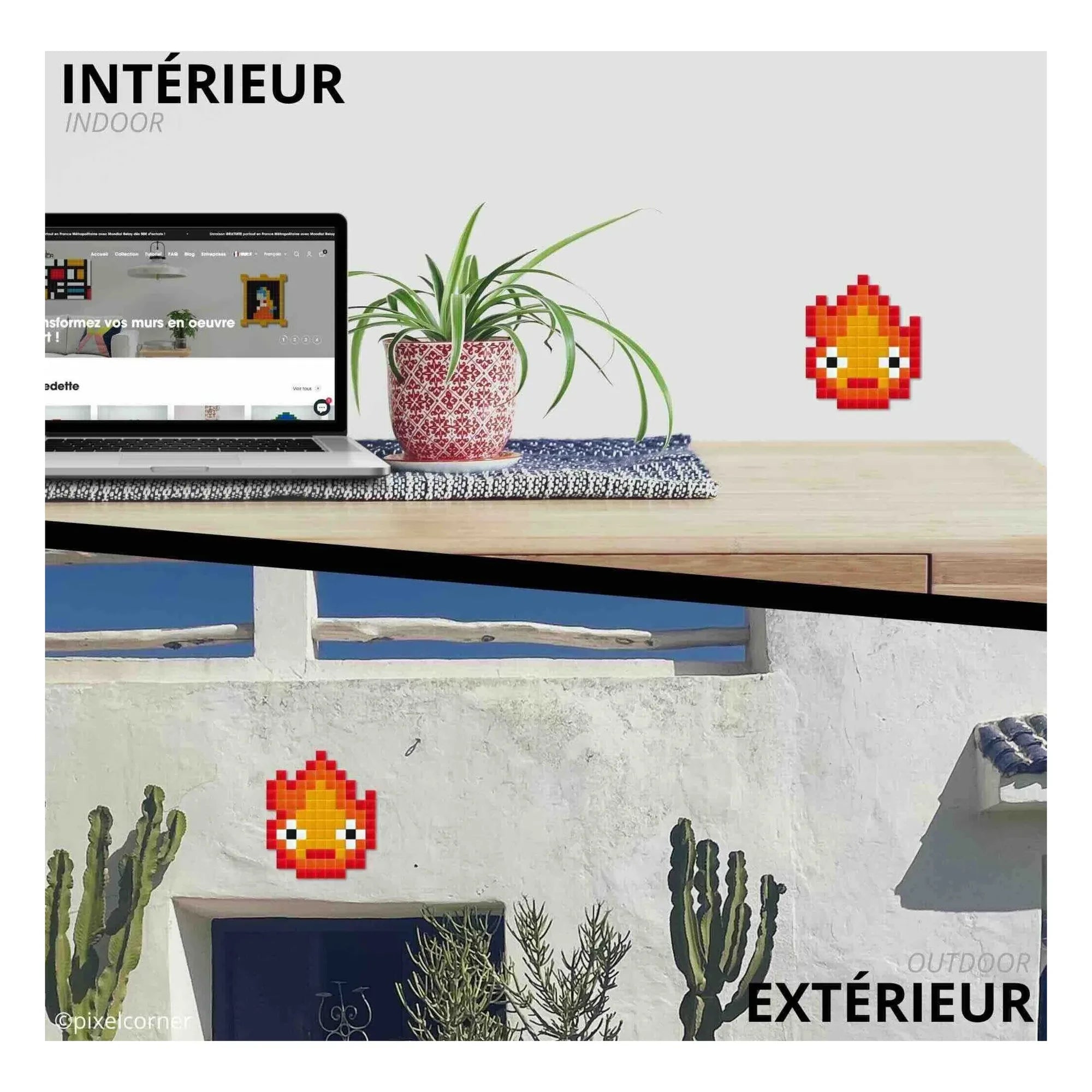 Pixel Corner - Pixel Art Seti - Sparky | Turuncu