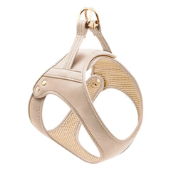 Cafide - Collar de perro de cuero vegano | Beige