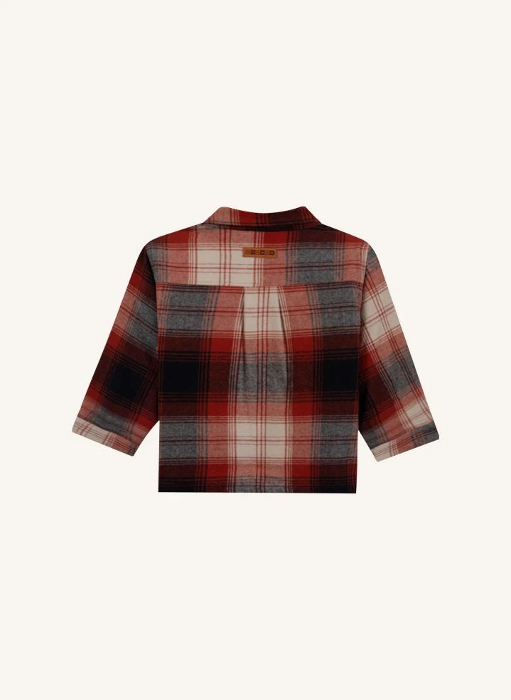 Bonton - Peace Carreaux overshirt | Kırmızı